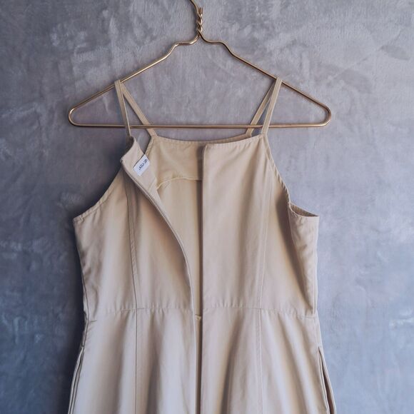 LAGUA GEM Ivory Halter Cami Neck Jumpsuit Size M Wide Leg Adjustable Japanese - Picture 8 of 14